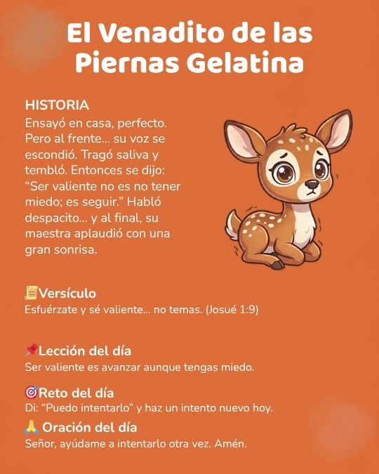 El venadito de piernas gelatina